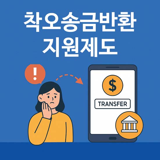 착오송금반환지원제도 정리 안내 메인 이미지