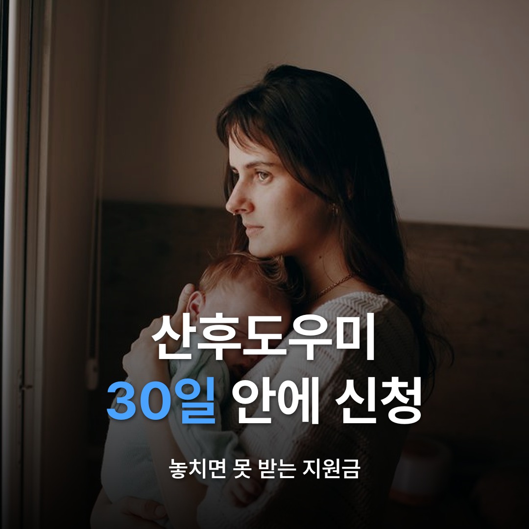 썸네일: 산후도우미 30일 안에 신청
